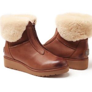 UGG Fur Lined Zipper Boots